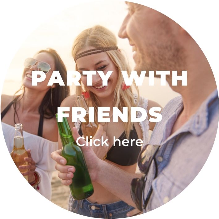Party holiday with friends