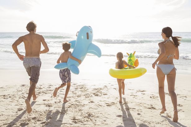 Family Holiday in Ayia Napa - On the beach