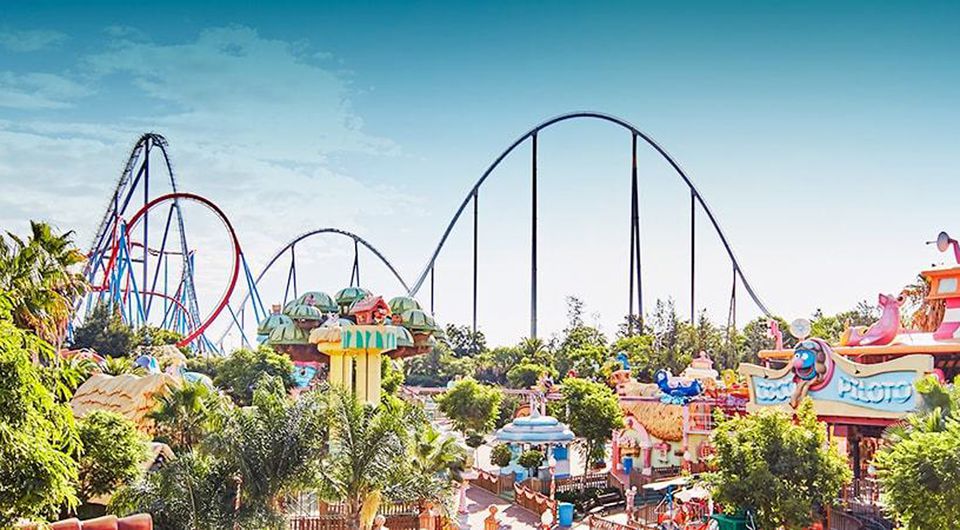 friends holiday in Lloret de Mar and PortAventura