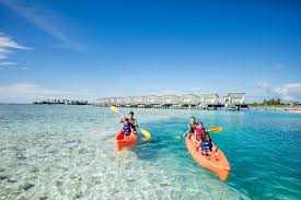 Kayaking in the Maldives